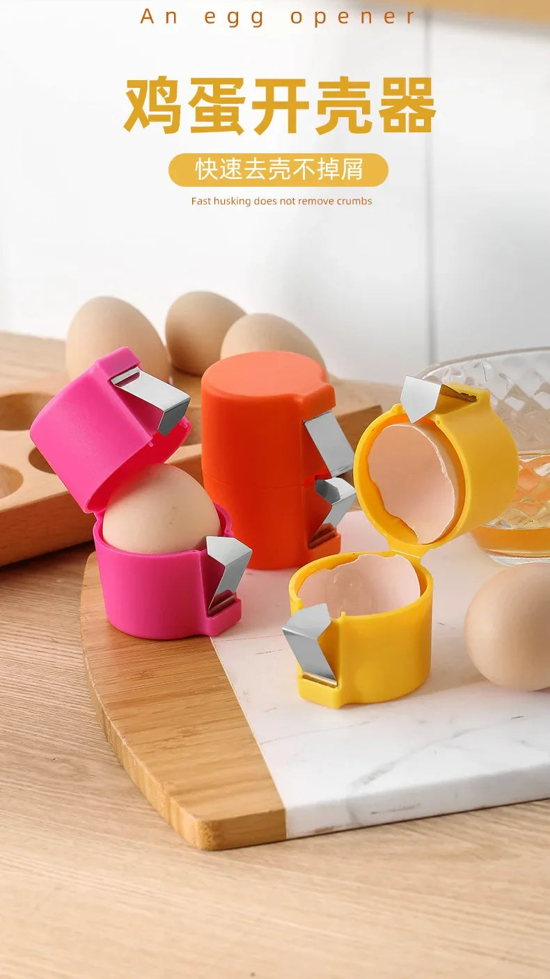 Egg Shell Opener and Separator