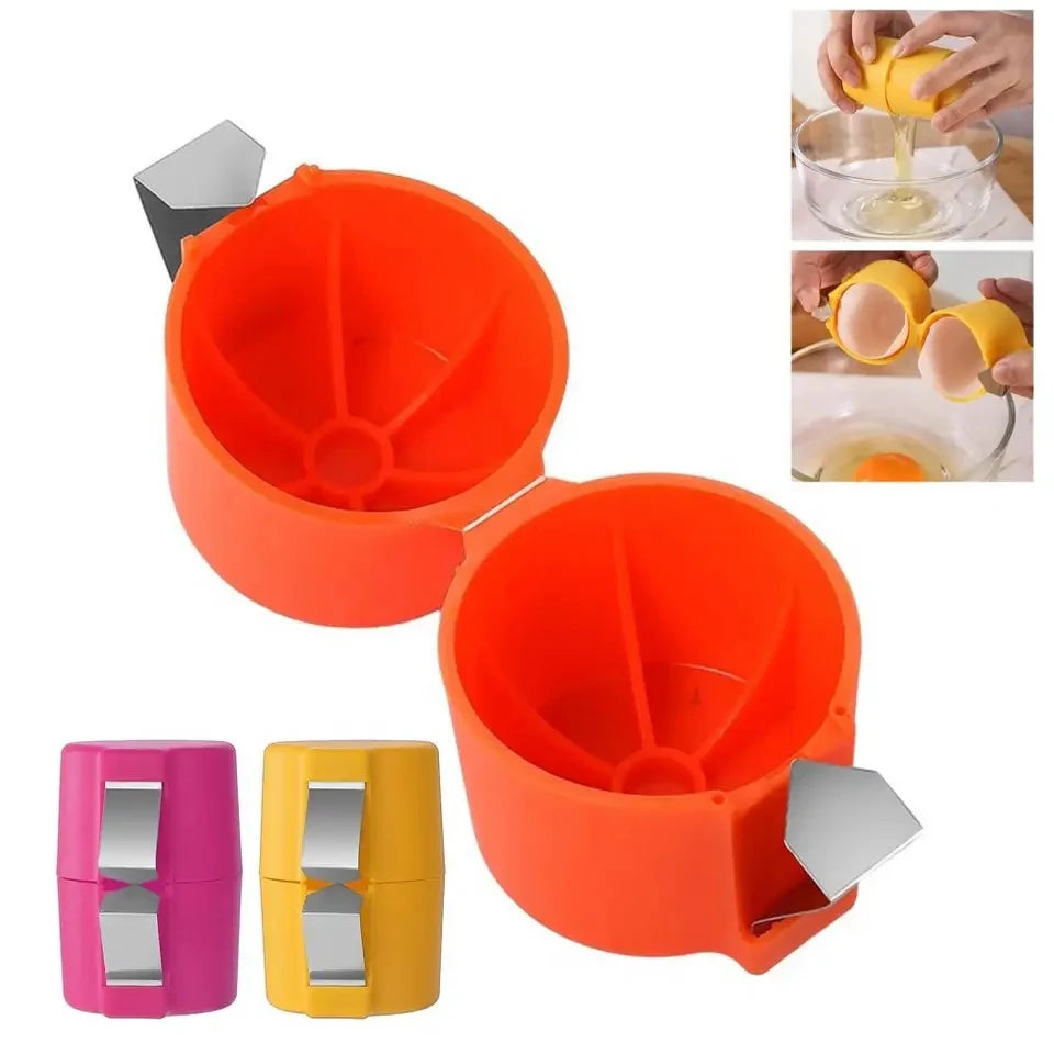 Egg Shell Opener and Separator