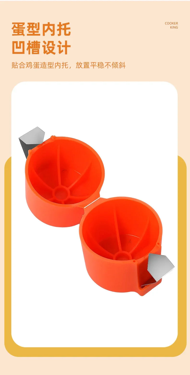 Egg Shell Opener and Separator